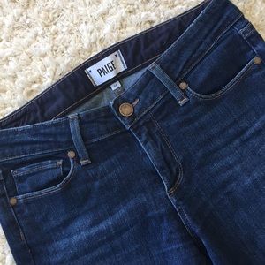 Paige Skinny Jeans! Dark washed